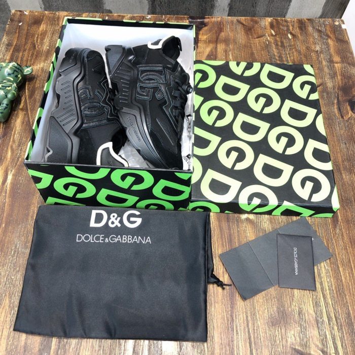 杜嘉班纳Gabbana 男士 Nappa Daymaster 运动鞋黑色 DG 鞋履