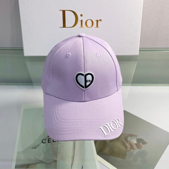 Christian Dior Jack Dior 紫色棒球帽