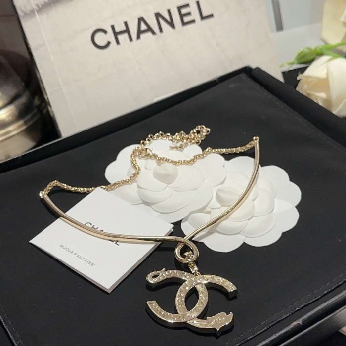 Chanel CC 女士项链金色