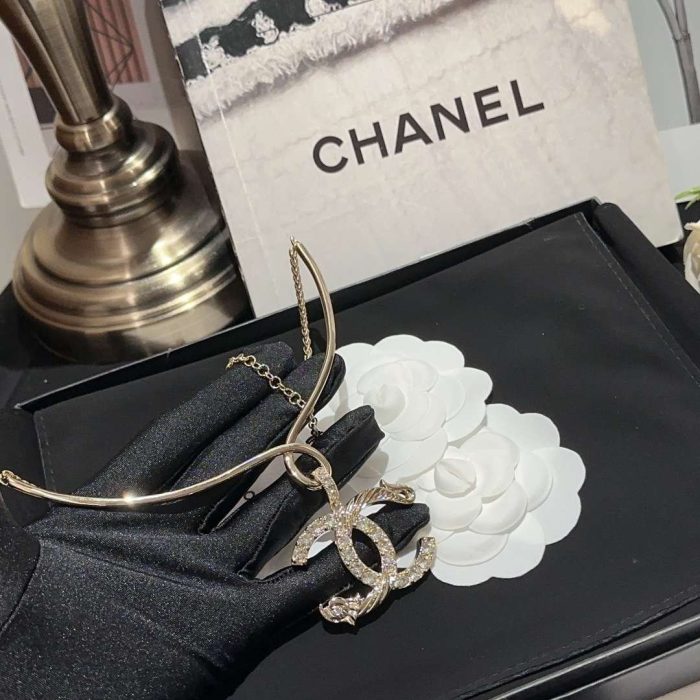 Chanel CC 女士项链金色