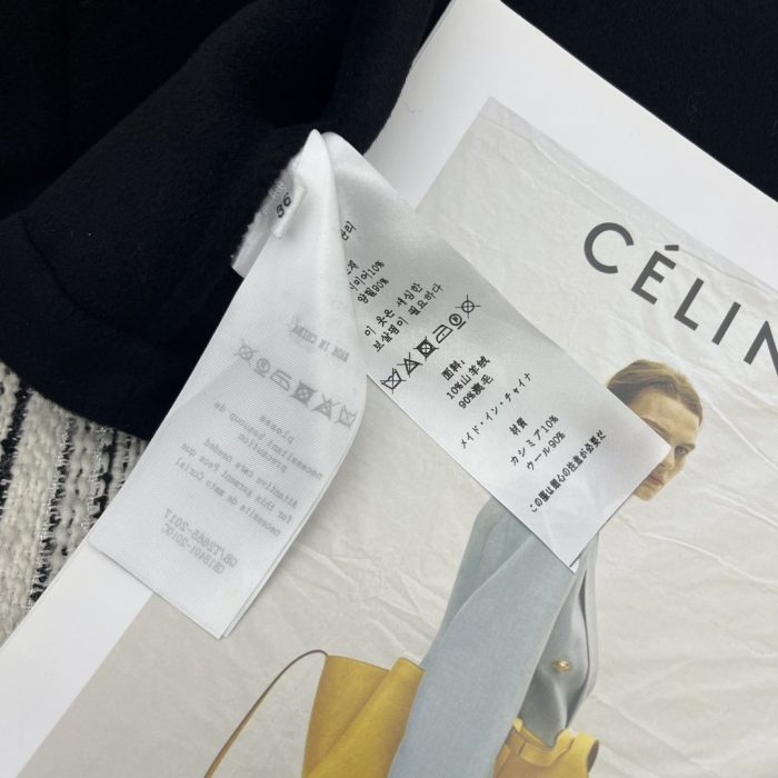 Celine 女士粗呢夹克 黑色