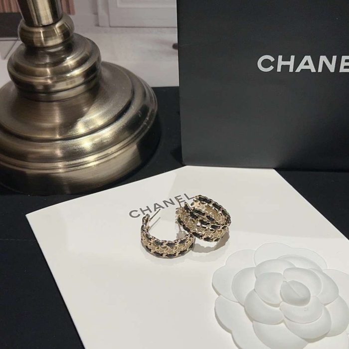 Chanel 女士星星链耳环 金色