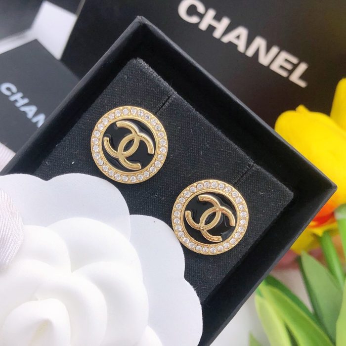 女式滴油金耳环