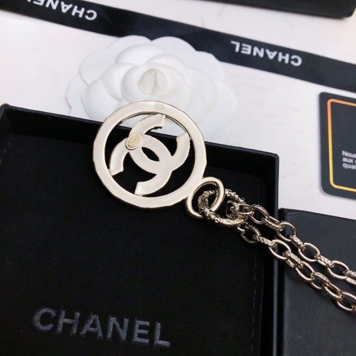 中世纪女式双 C 项链金色