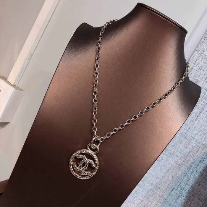 中世纪女式双 C 项链金色