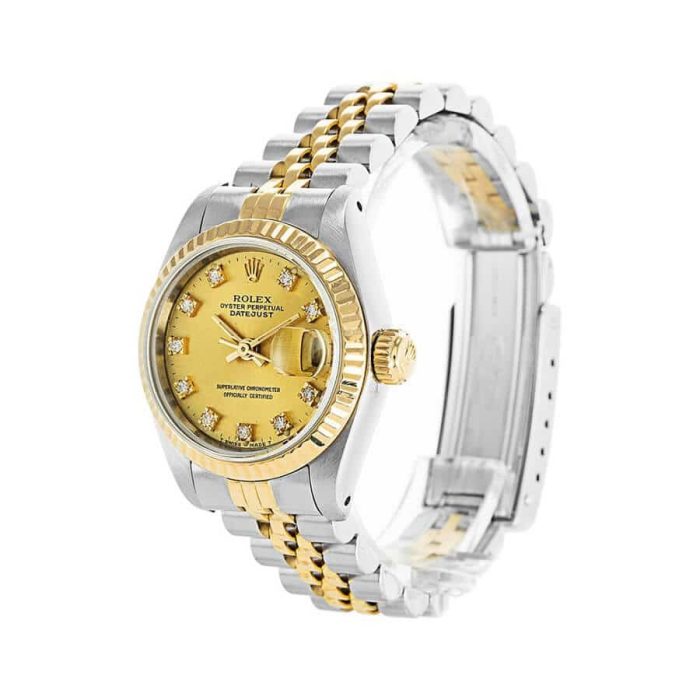 劳力士 Datejust 黄金钢钻石表盘女款 69173 Jubilee