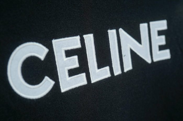 Celine 男士 V 领开衫 黑色