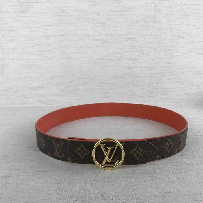 路易威登 LV Circle 双面 Monogram 帆布，LV 女士腰带 M9936V