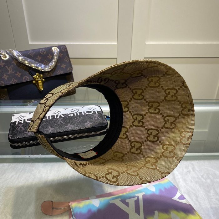 Gucci GG 帆布棒球帽 棕色