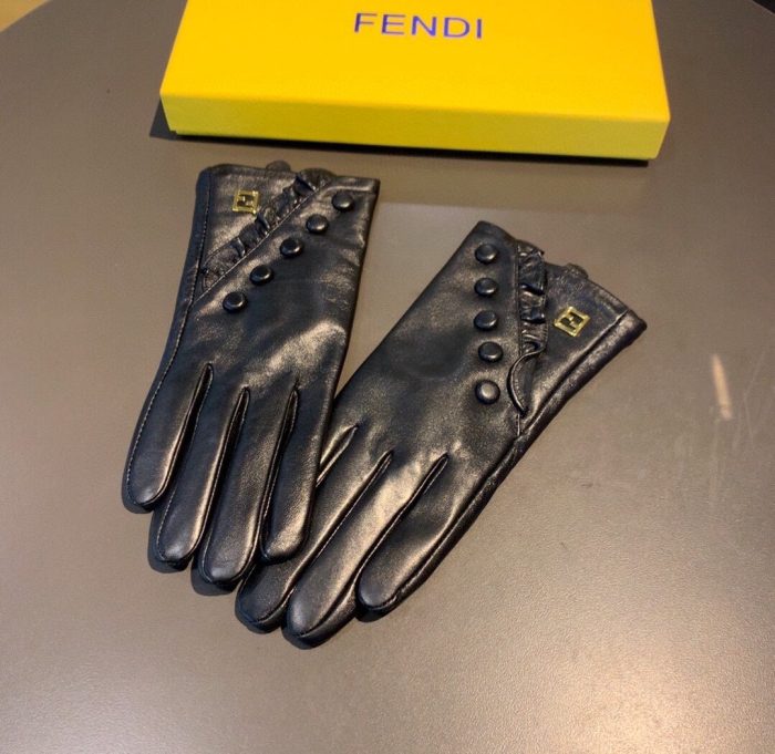 芬迪 (Fendi) 黑色手套