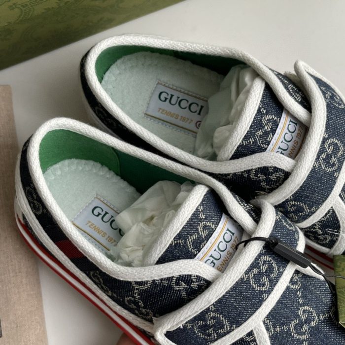 Gucci 男士网球 1977 运动鞋蓝色 692918