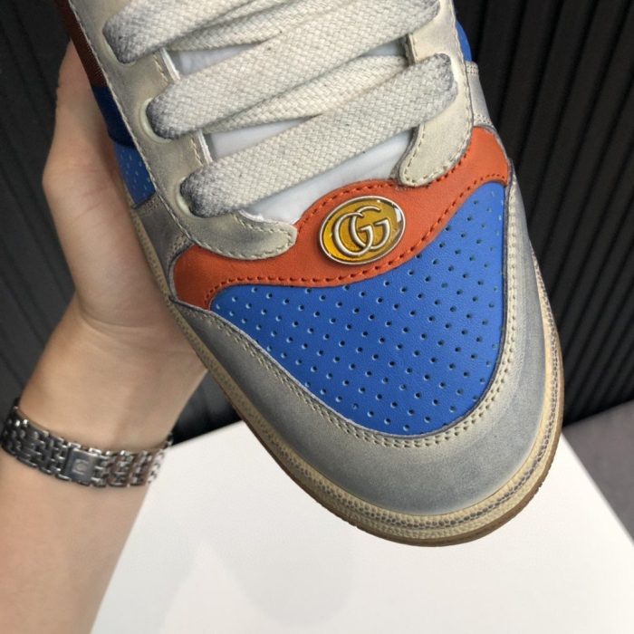 Gucci 男士 Screener 低帮男式蓝白色 546163 0YI20 9581