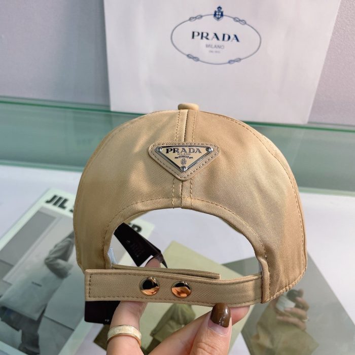 Prada Drill 棒球帽 米色 Prada 帽子