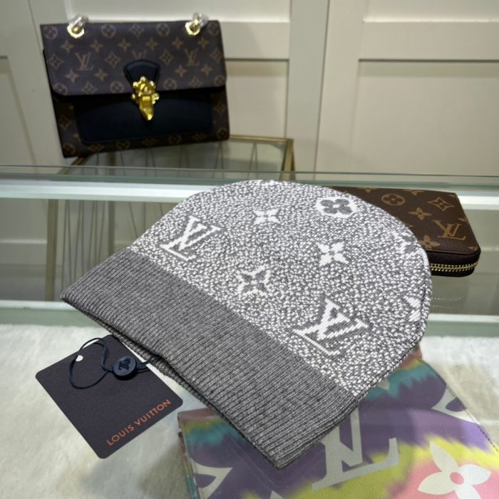 Louis Vuitton 灰色 LV 头饰无檐小便帽