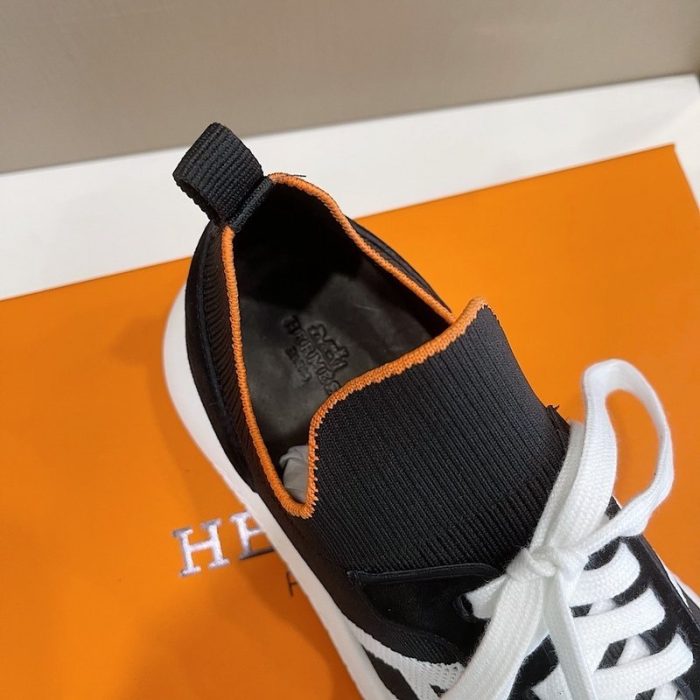 Hermes Depart 男士黑色运动鞋