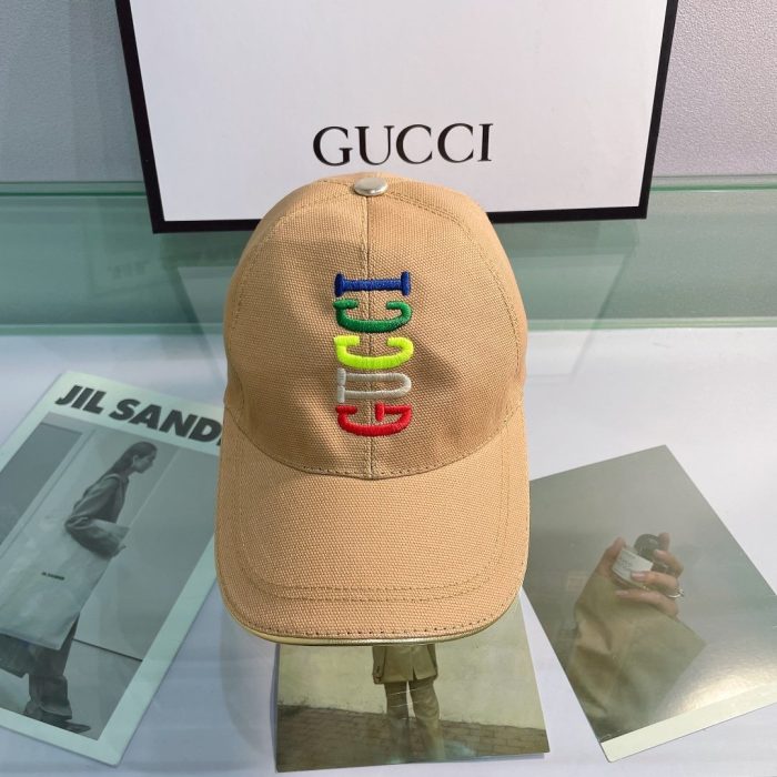 Gucci GG 帆布棒球帽 棕色