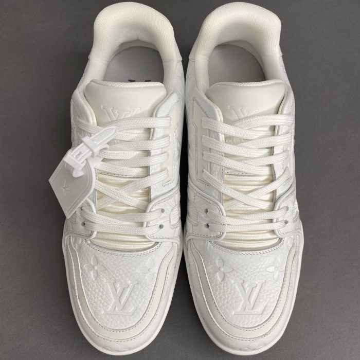 路易威登 男士混合材质训练鞋运动鞋 白色 Virgil Abloh LV
