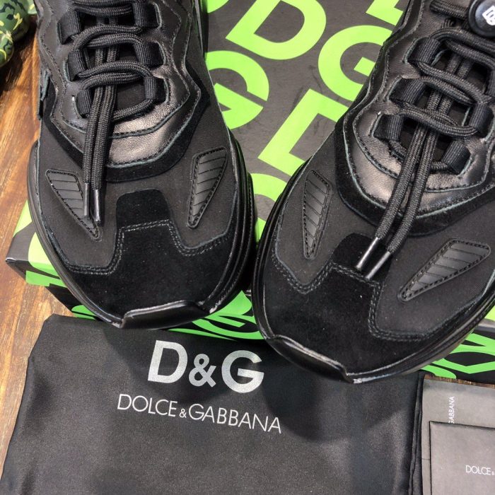 杜嘉班纳Gabbana 男士 Nappa Daymaster 运动鞋黑色 DG 鞋履