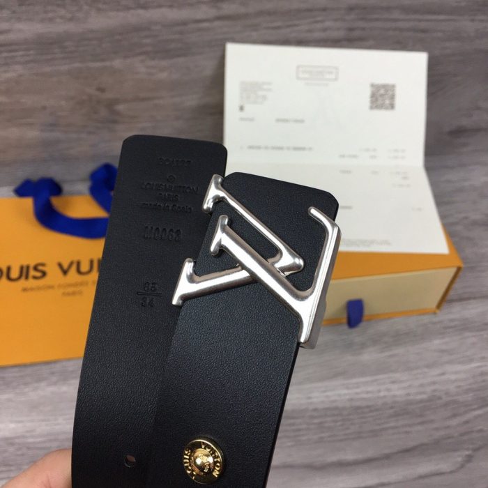 Louis Vuitton LV 标志性双面腰带 银色五金 LV 女士腰带