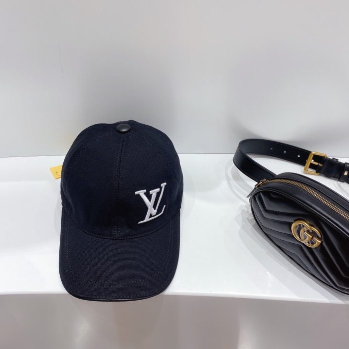 Louis Vuitton Be My 帽子 黑色 LV 帽子