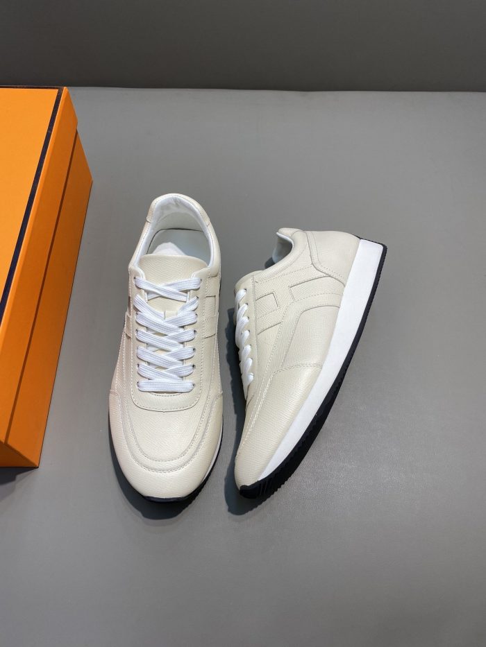 Hermes Chris 男士 白色运动鞋 H211938ZH90400