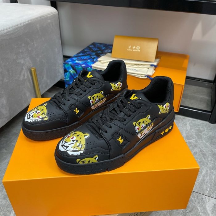 路易威登 男士运动鞋黑色 Nigo/Virgil Abloh LV 1A9JBL