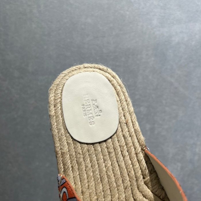 1:1爱马仕 (Hermes) 男士 Old 麻底鞋 橙色
