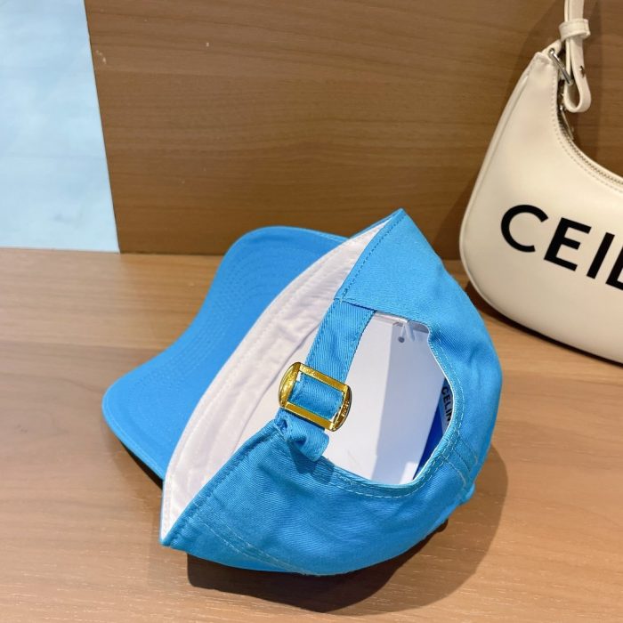 Celine 棉质蓝色棒球帽