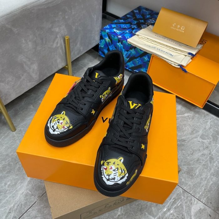路易威登 男士运动鞋黑色 Nigo/Virgil Abloh LV 1A9JBL