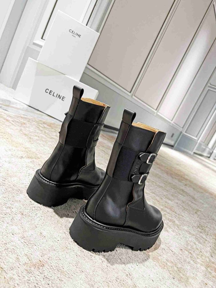 Celine Bulky Bucked 中号靴黑色女式 346513607C.38NO