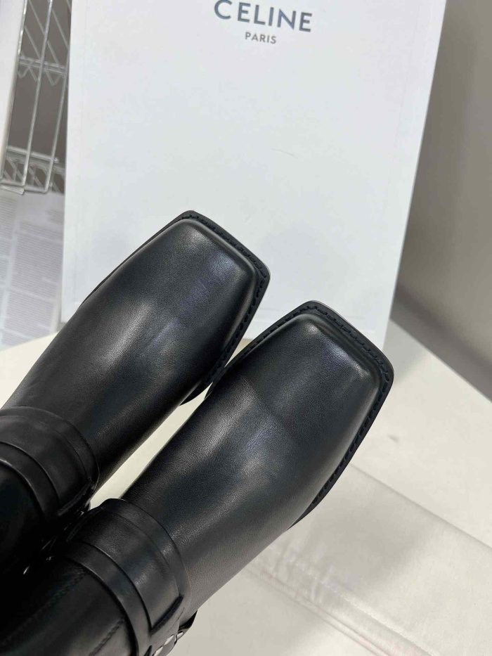 Celine 女式 Rider 靴子黑色