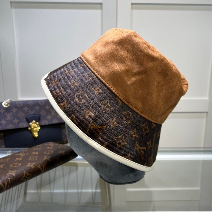 Louis Vuitton Illusion Denim Monogram 渔夫帽棕色 LV 帽子