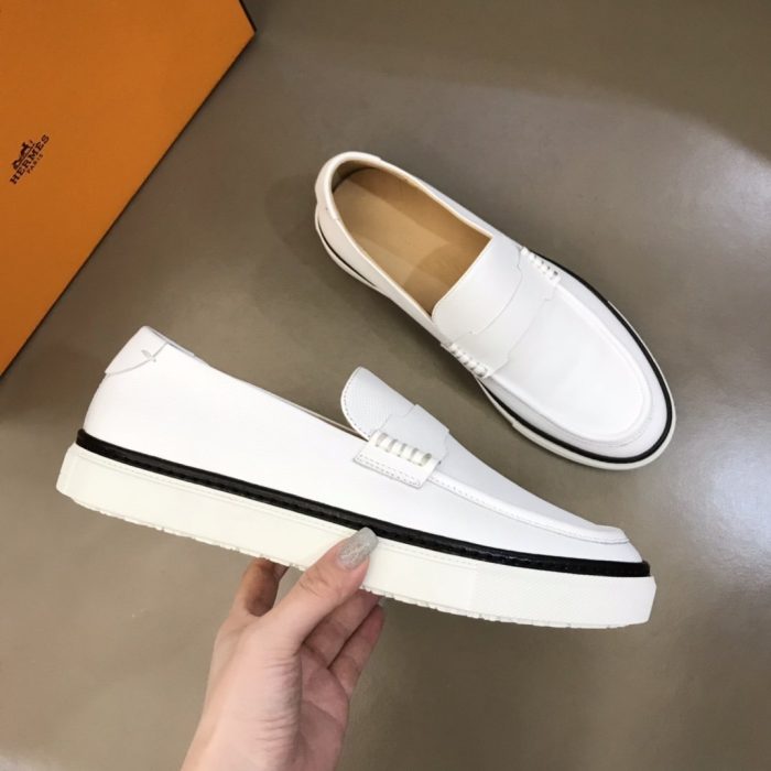 爱马仕 Don Loafer 男士白色