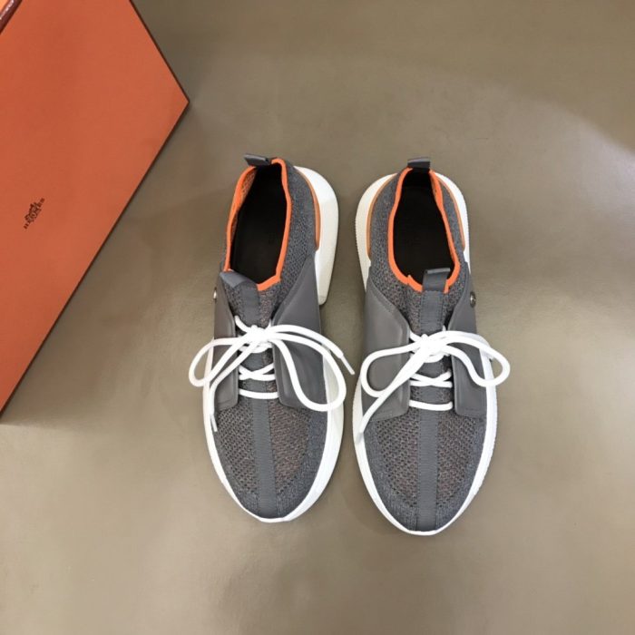 1:1爱马仕 (Hermes) 男士 Expert 运动鞋灰色