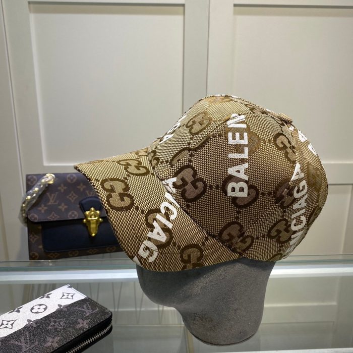 Gucci GG 帆布棒球帽 棕色