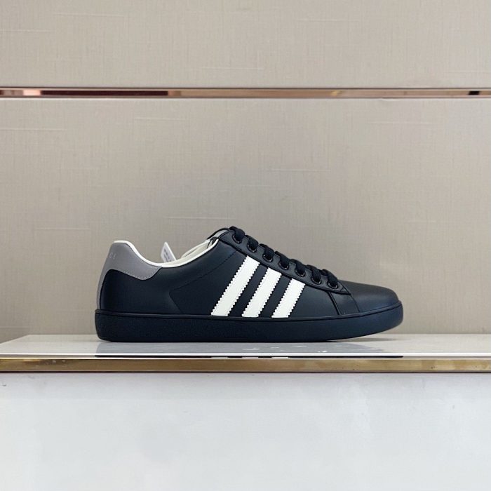 Gucci x Adidas 男士运动鞋黑色 707861