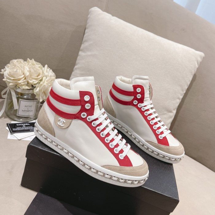 Chanel 女士 Schuhe 运动鞋红色 女士