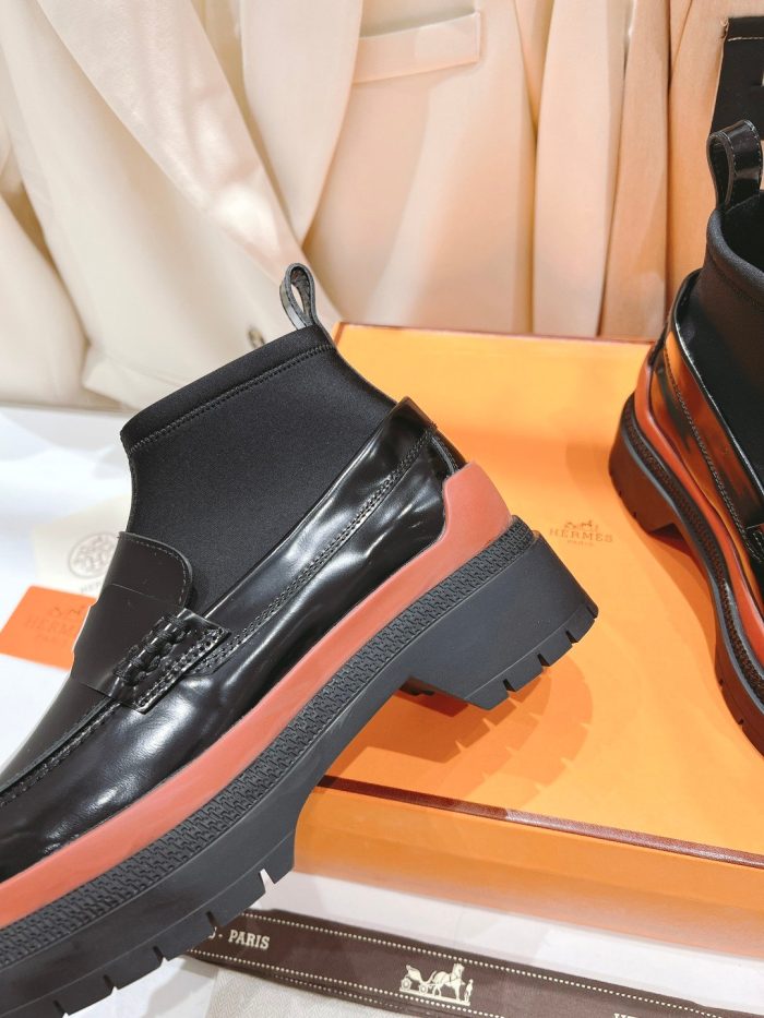 爱马仕 (Hermes) 女式连袜乐福鞋