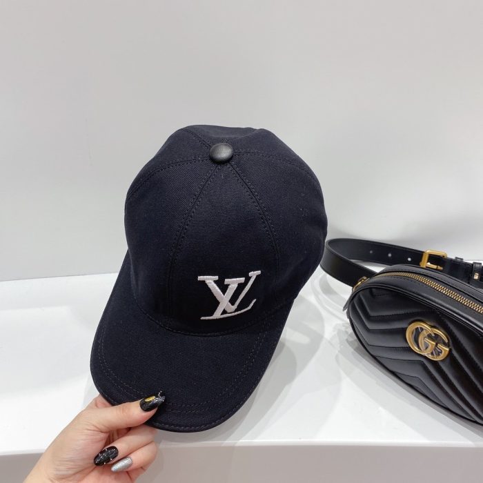 Louis Vuitton Be My 帽子 黑色 LV 帽子