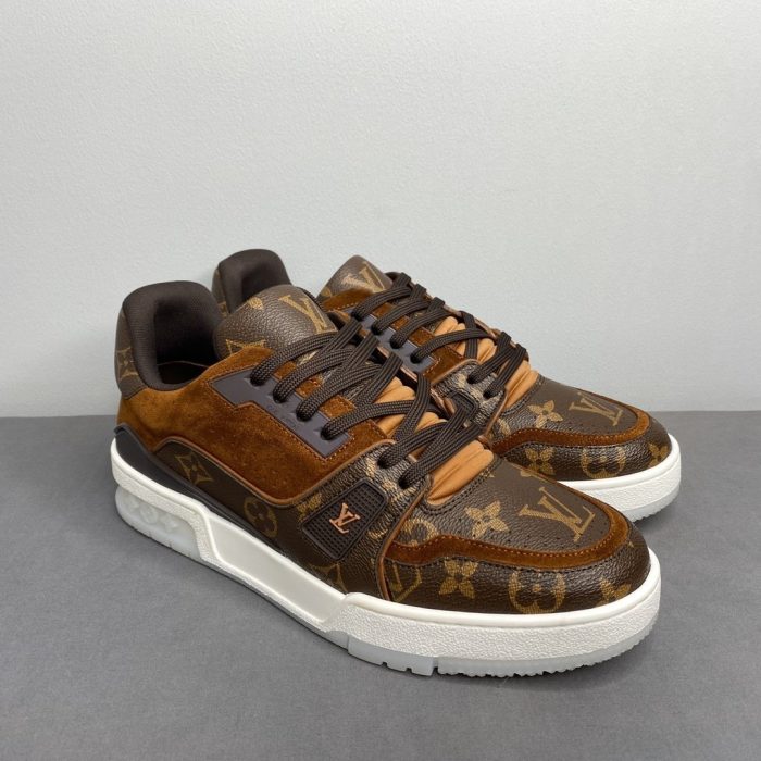 路易威登 男士运动鞋 Monogram Canvas 棕色 Virgil Abloh LV