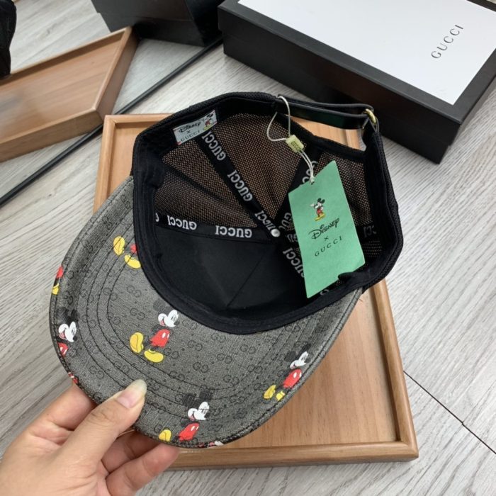 Gucci GG 帆布棒球帽黑色