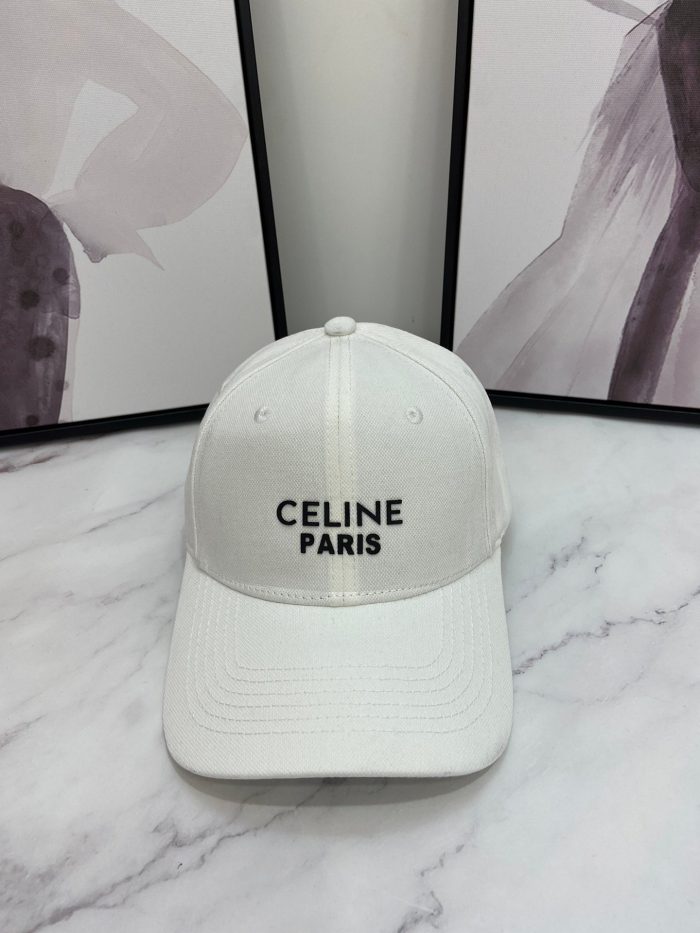 Celine 棒球帽 白色 Celine 帽子