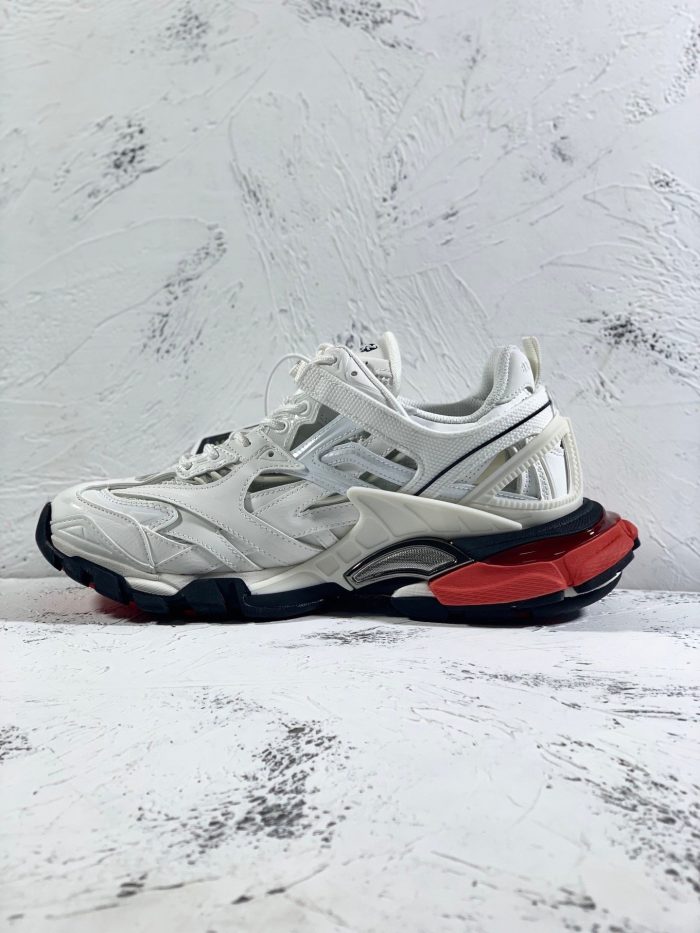 Balenciaga Track.2 女式白色透明鞋底运动鞋