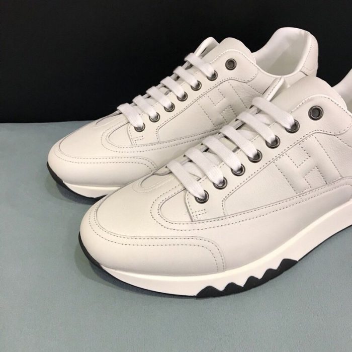 1:1爱马仕 (Hermes) 男士 Trail 运动鞋白色