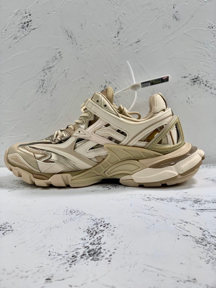 Balenciaga Track.2 女式透明鞋底运动鞋米色