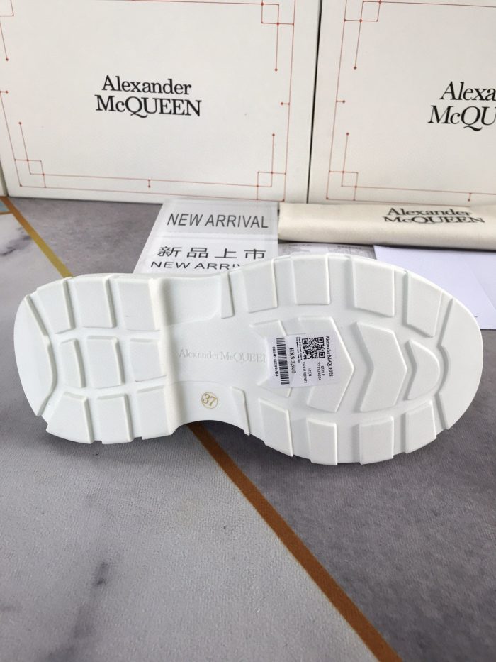 复刻Alexander McQueen 女式 Tread Slick 系带棉质棕色