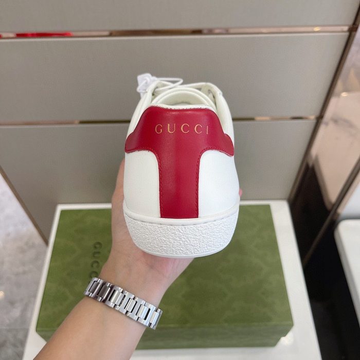 Gucci x Adidas 女式运动鞋白红 707861