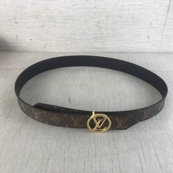 路易威登 LV Circle 双面腰带 Monogram 帆布，LV 女士腰带 M0564U