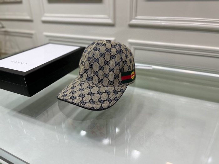 Gucci GG 帆布棒球帽 棕色