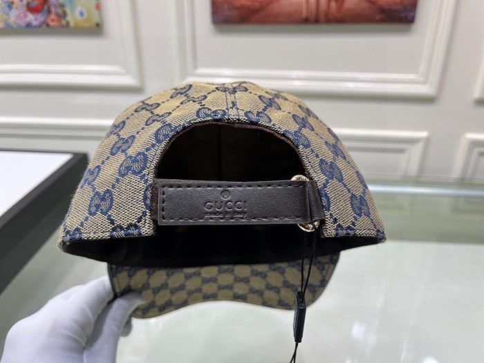 Gucci GG 帆布棒球帽 棕色